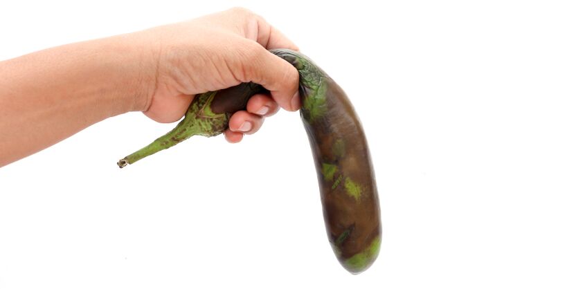 a limp vegetable symbolizes foods harmful to power