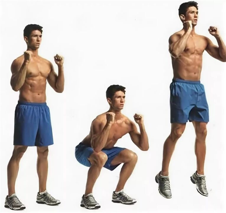 Jump squats will help a man get a quick and long erection