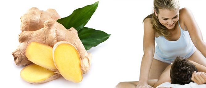 Ginger root benefits for male power